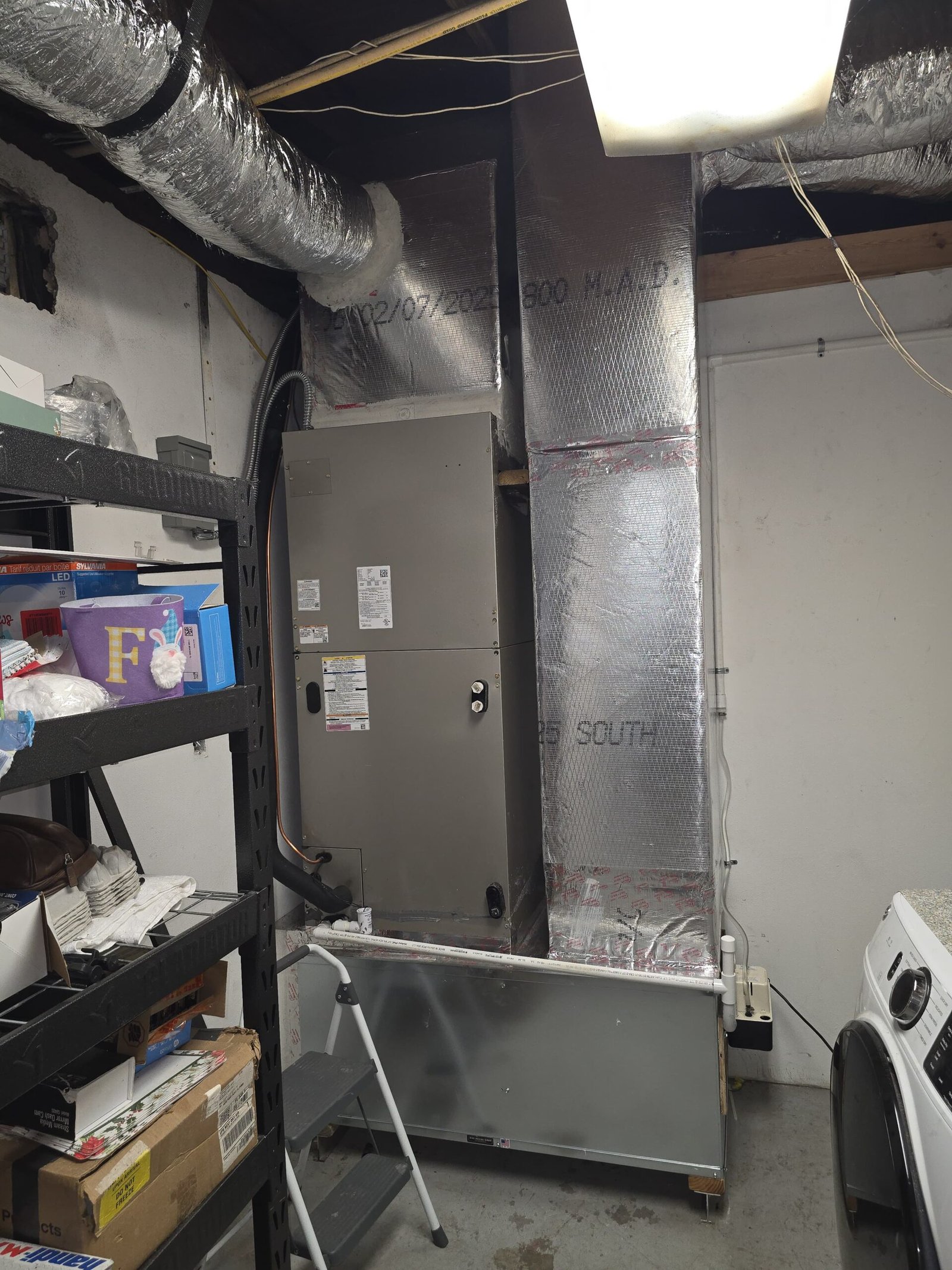New air handler relocation in Tampa, FL 33612