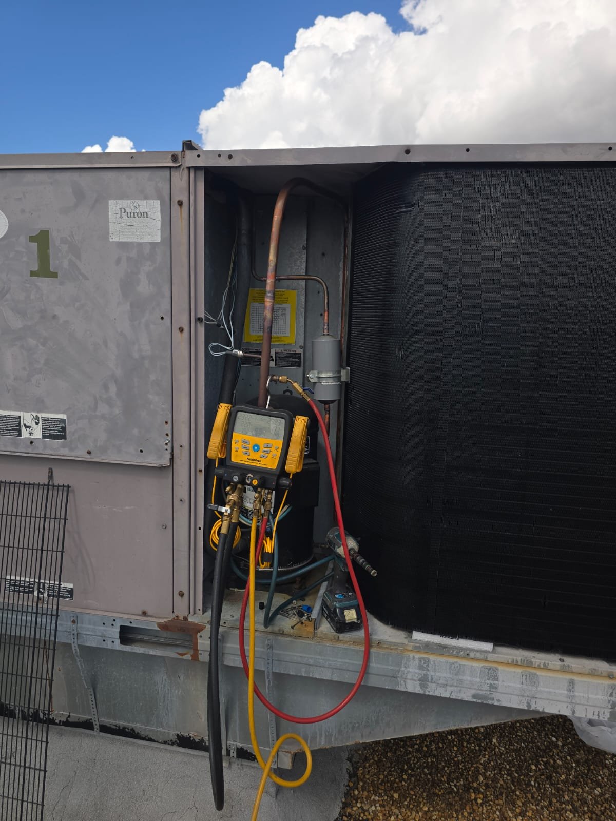 Soldering copper for condenser leak repair Pine Castle, FL 32809