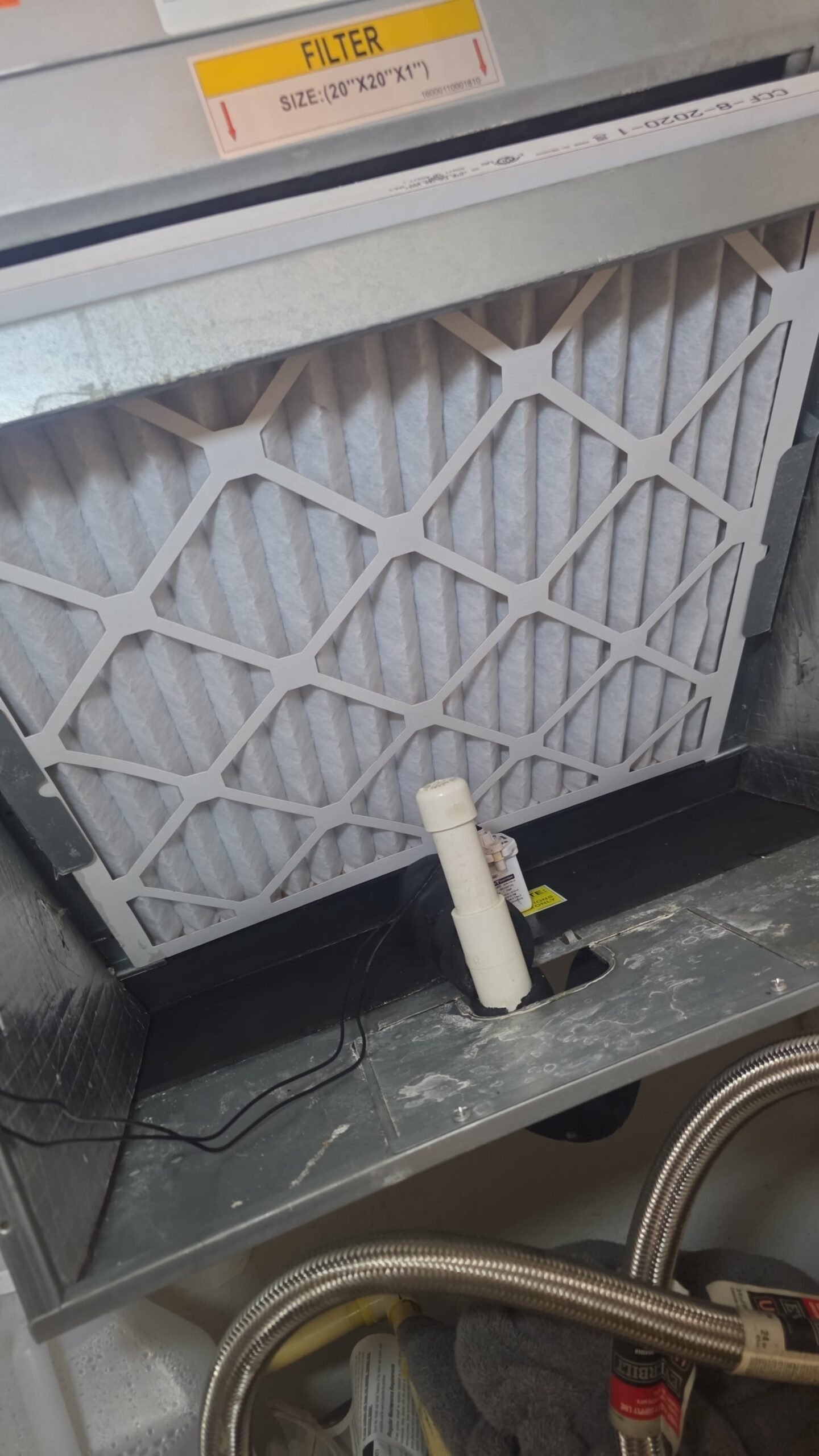 HVAC filter close-up in Tampa, FL 33615