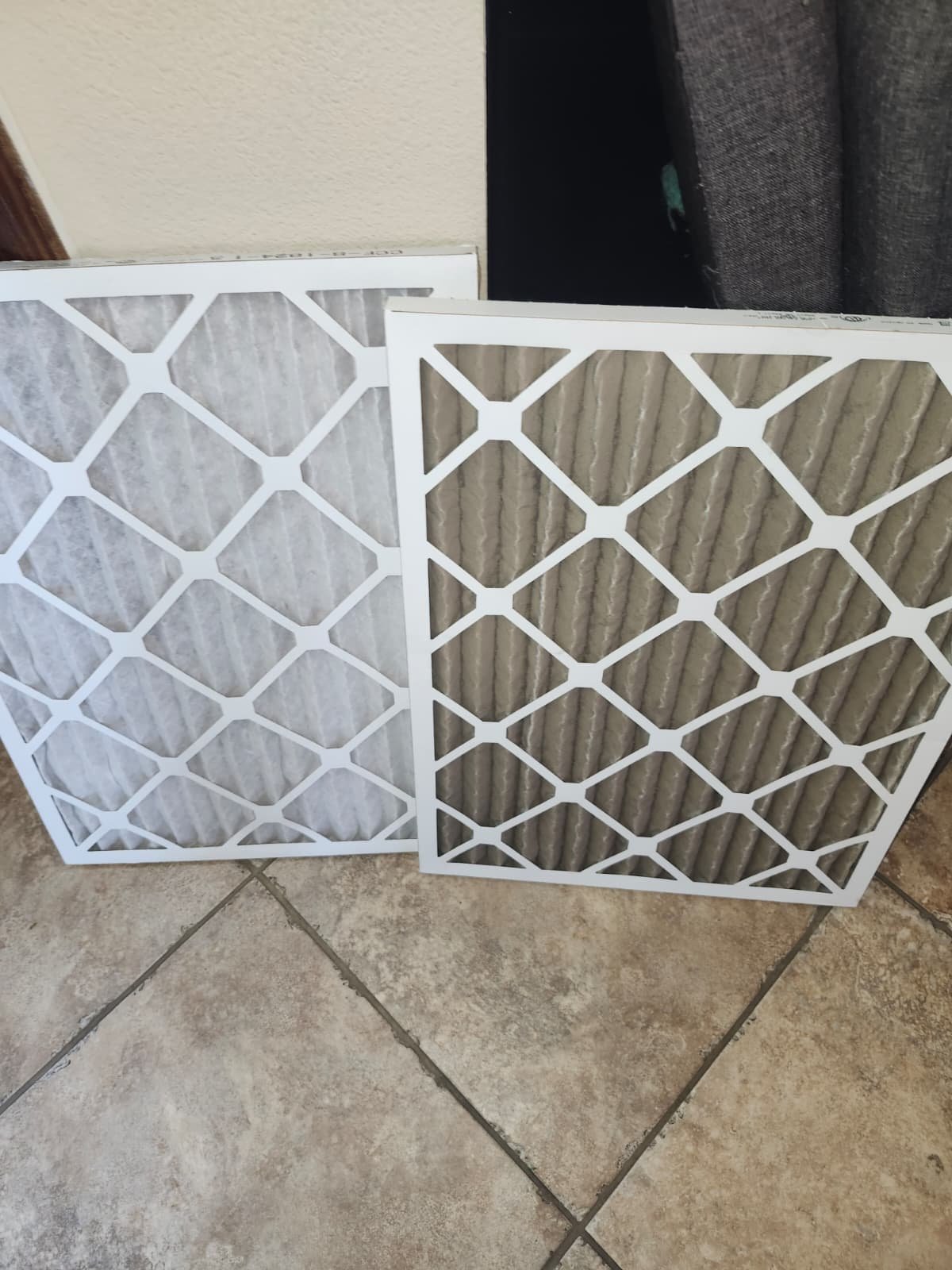HVAC filter replacement during maintenance in Tampa, FL 33647