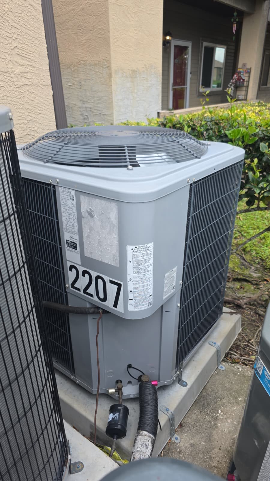 Premium Therapy Plan outdoor AC unit installation in St. Petersburg, FL 10263.