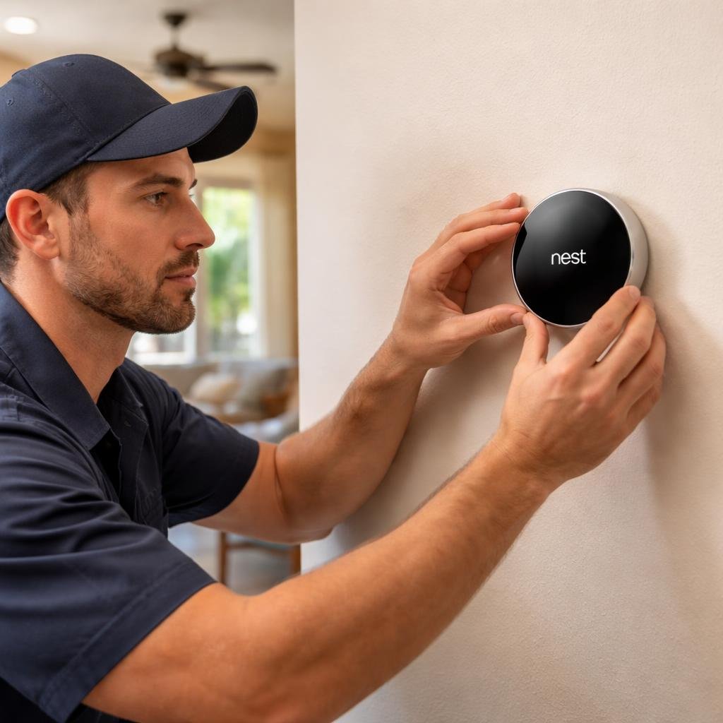 Create A Table Comparing Smart Thermostats Based On Compatibility, Features, And Energy-saving Capabilities.