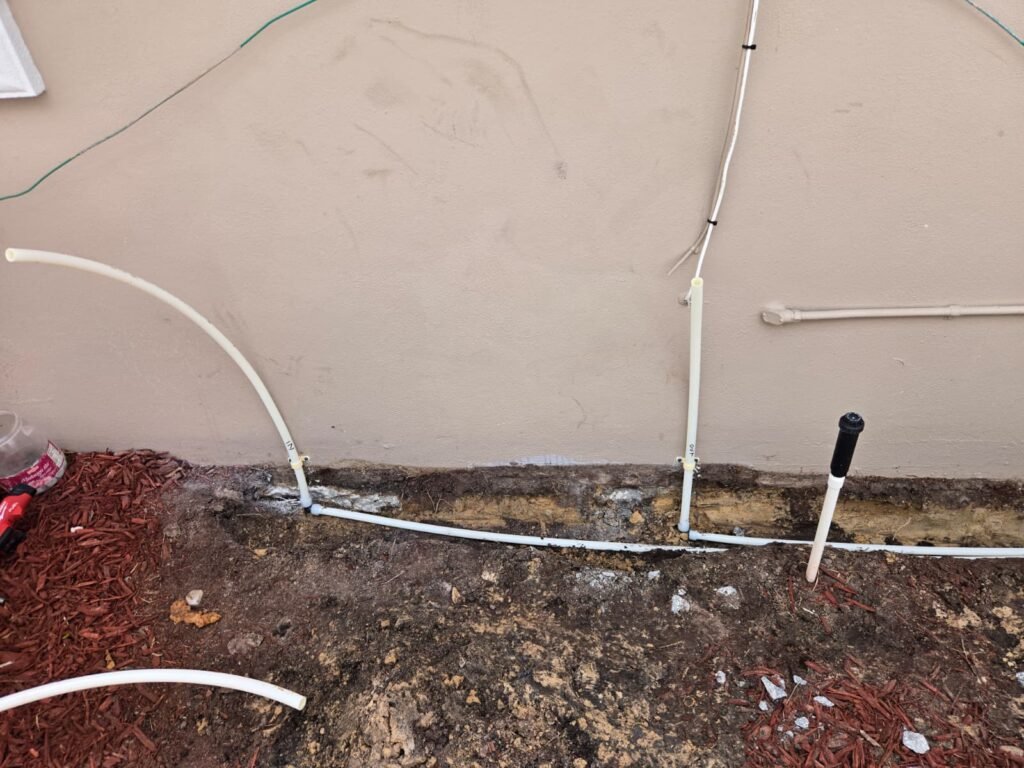 Exposed piping with some debris on the ground in New Port Richey, FL 34652.
