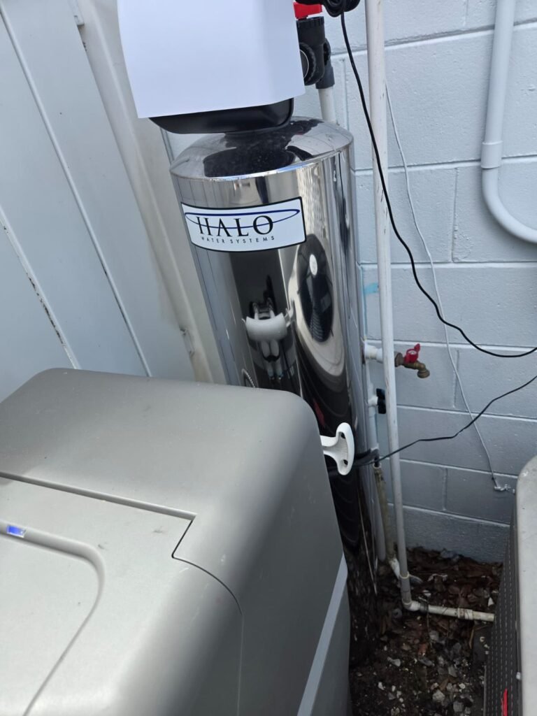 A Halo whole-home water system installed outside a home in Tampa, FL.