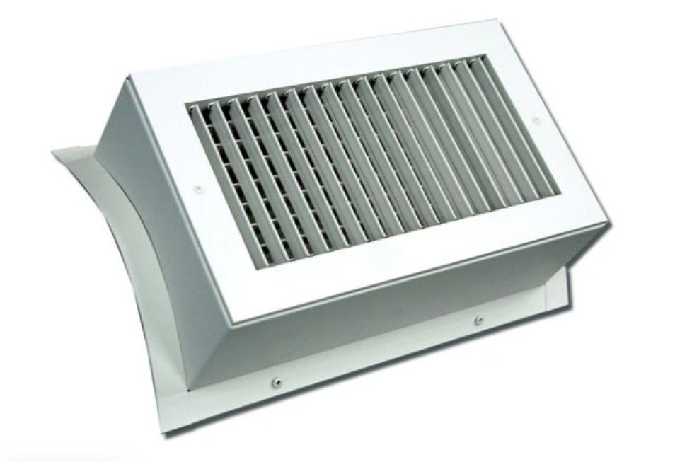 White air vent cover with slats for float switch replacement in Pine Castle, FL 32809.