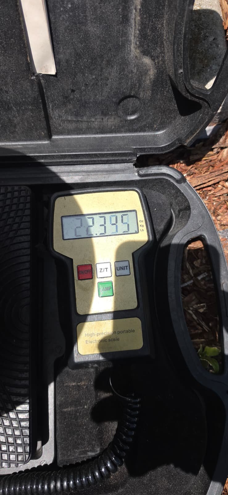 Digital Scale Measurement - Riverview, FL 33578 Digital scale showing weight measurement in Riverview, FL 33578. System repair Lv. 1 - 3 lbs or less.