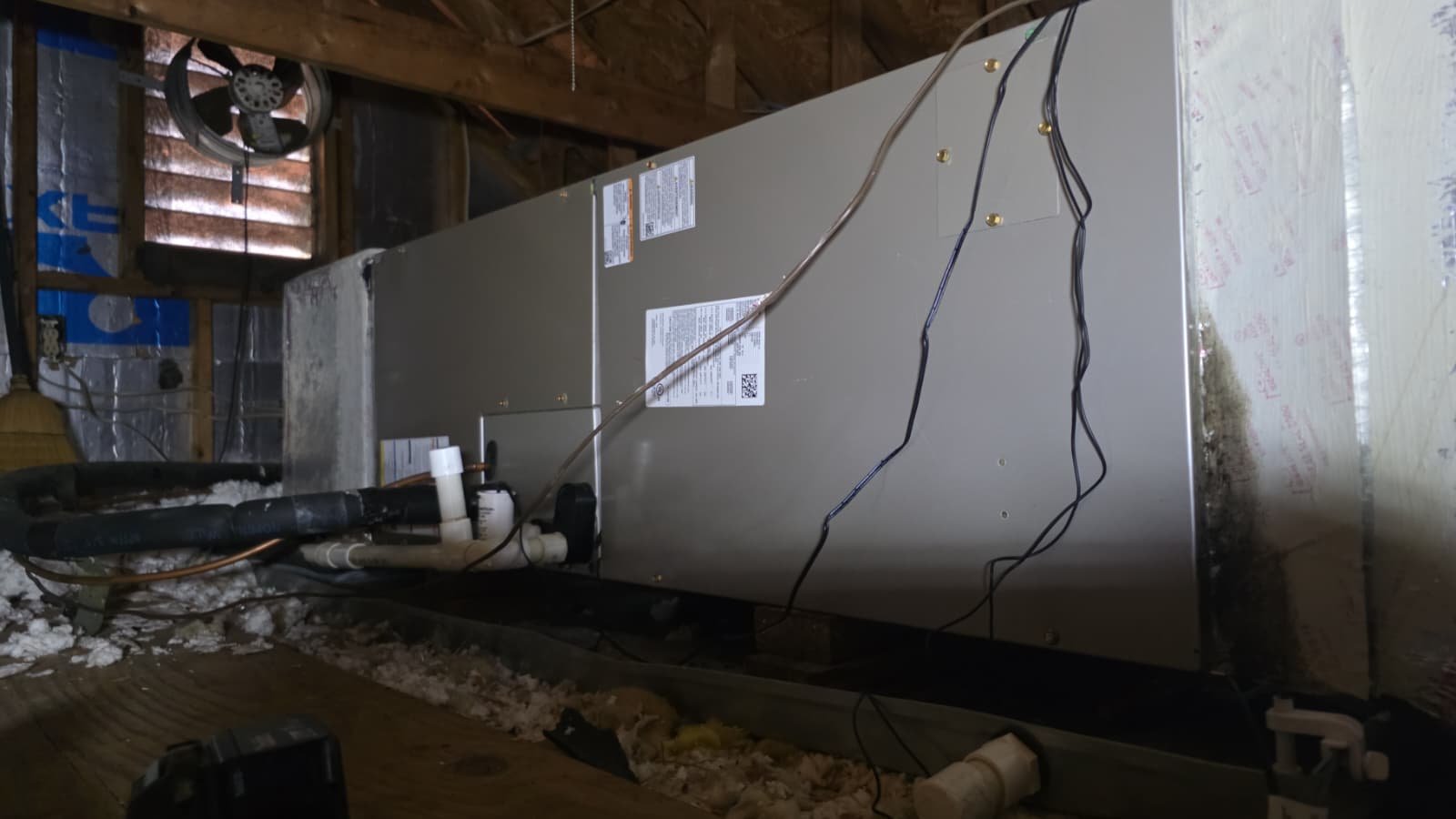 HVAC Unit Installation - Lutz, FL 33558 Installed HVAC unit in attic space in Lutz, FL 33558.