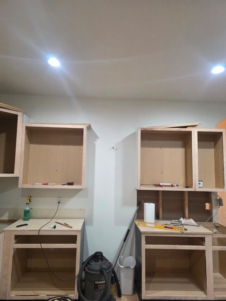 Empty kitchen space before installation in San Antonio, FL 33576