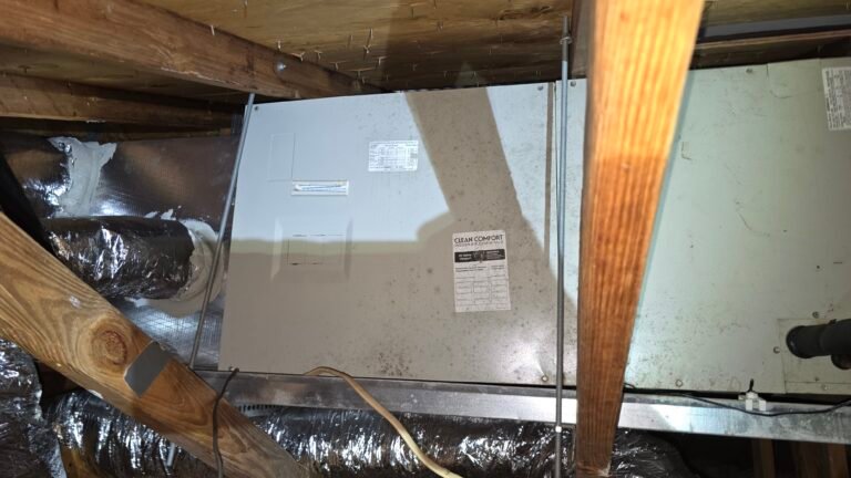 Close-Up of HVAC Unit in Attic, Tampa, FL 33635 Close-up of HVAC unit in attic, Tampa, FL 33635