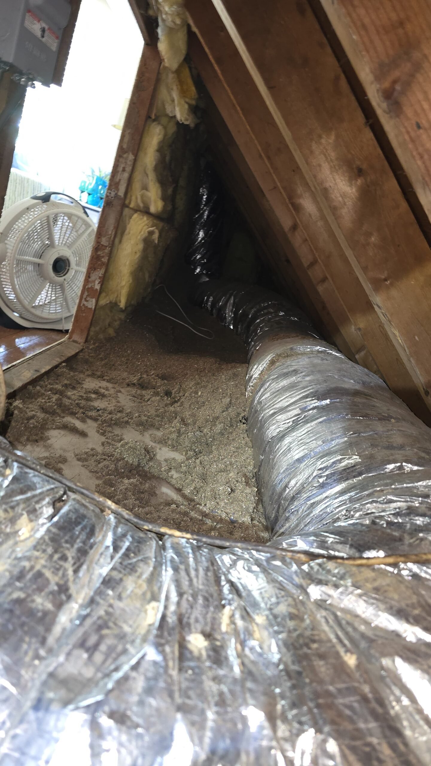 Ductwork Installation in Gulfport, FL 33707 Ductwork installation in attic space in Gulfport, FL 33707.