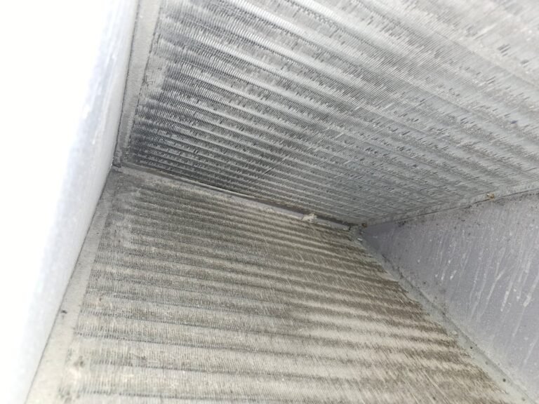 Dusty air handler coil detail in Holiday, FL 34691