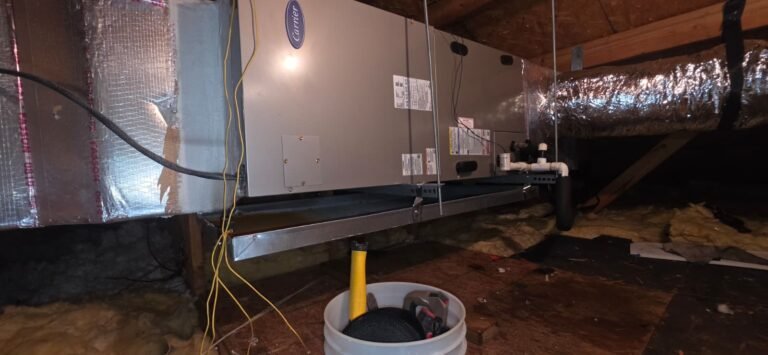 HVAC unit in attic space in Wesley Chapel, FL 33545