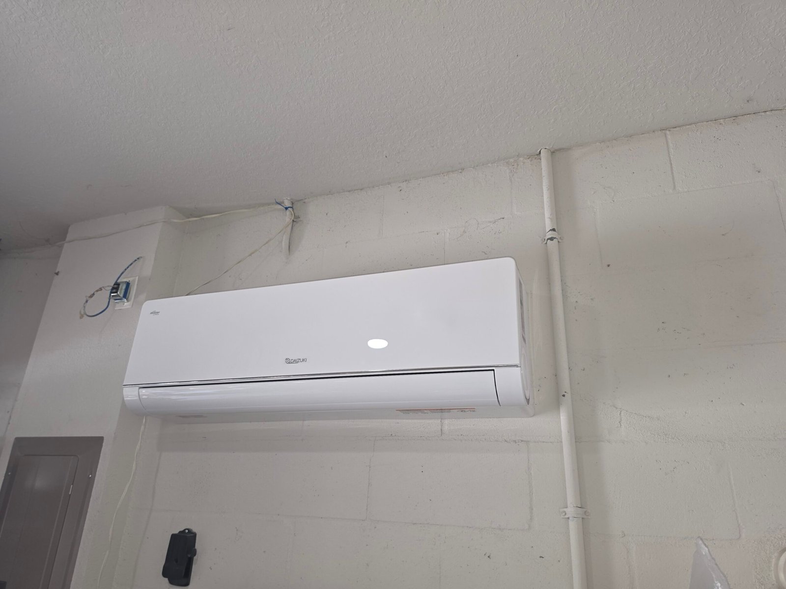Indoor AC Unit Installation - Riverview, FL 33579 Indoor AC unit installation with piping in Riverview, FL 33579.