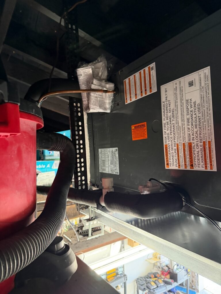 Installed HVAC unit with ductwork in Holiday, FL 34691
