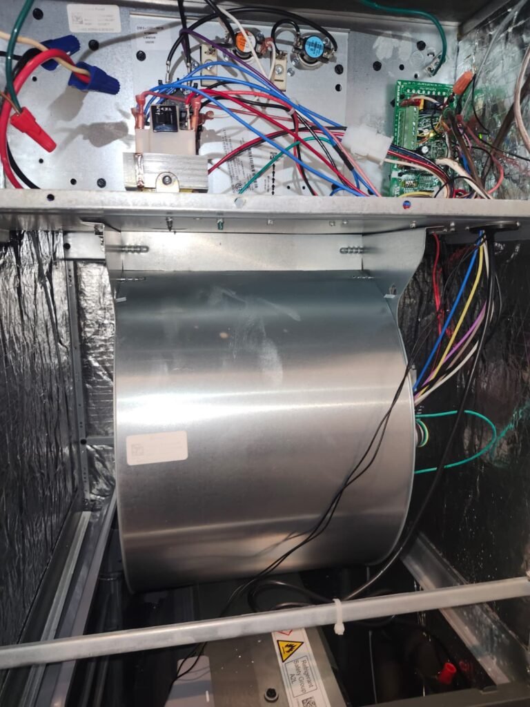 Internal HVAC Component View in Tampa, FL 33629 Internal view of HVAC component serviced in Tampa, FL 33629