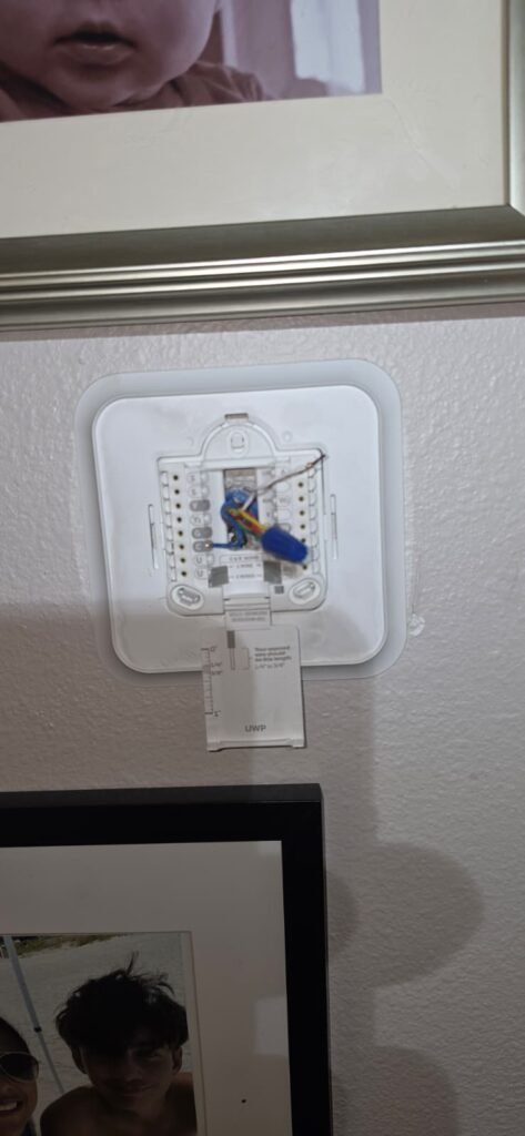 Thermostat base with wiring in Tampa, FL 33618