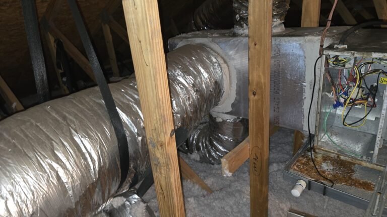 Air ducts connected to HVAC unit, Tampa, FL 33611