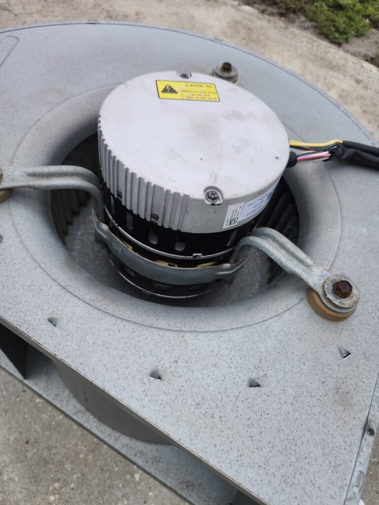 Blower motor component from AC service in Tampa, FL 33624
