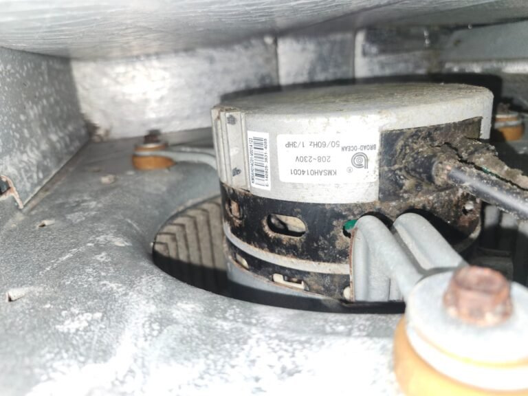 Blower motor label inside HVAC unit, New Port Richey, FL 34653
