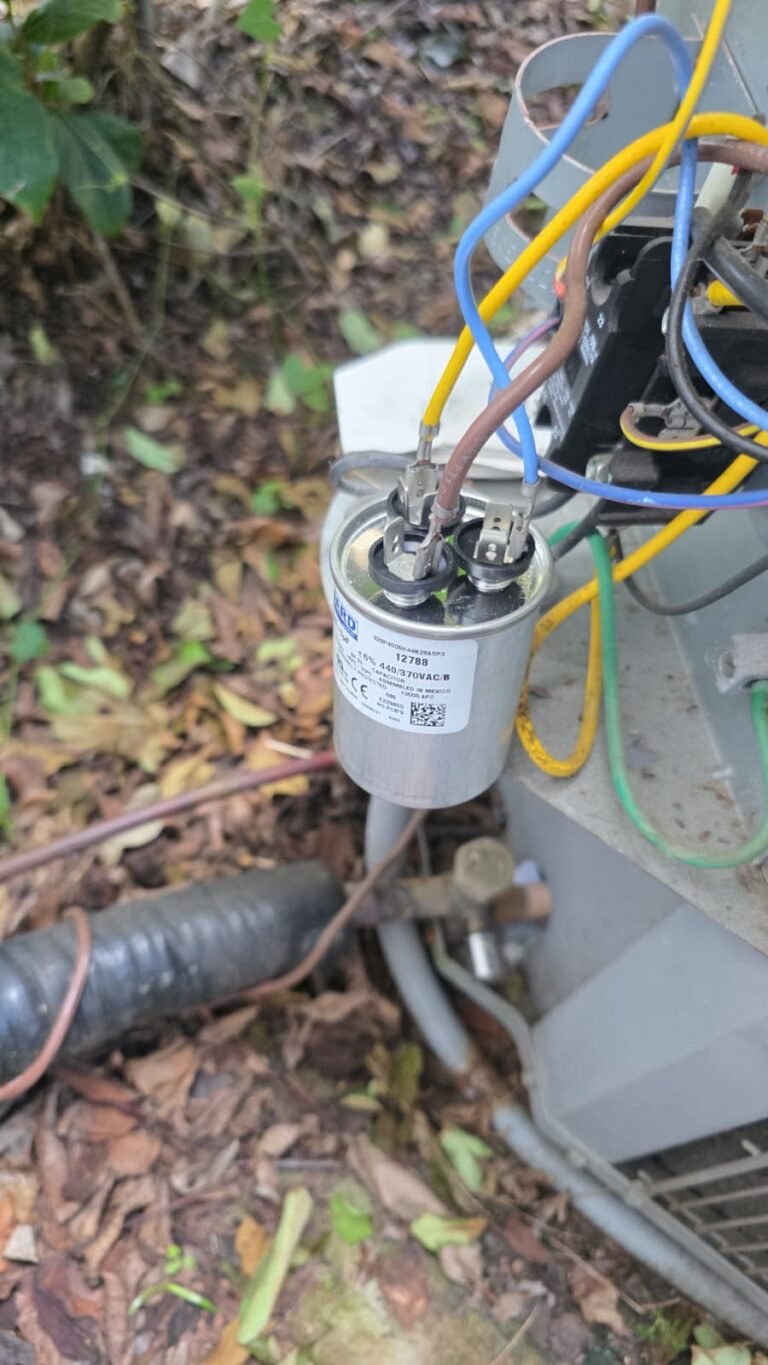 Capacitor Installation in Wesley Chapel, FL 33543 Capacitor installation on AC unit in Wesley Chapel, FL 33543