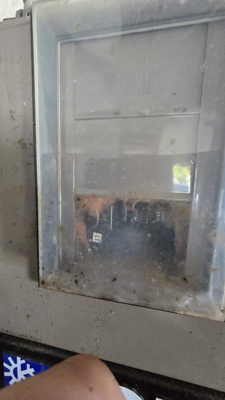 Dusty control panel on HVAC unit in Port Richey, FL 34668