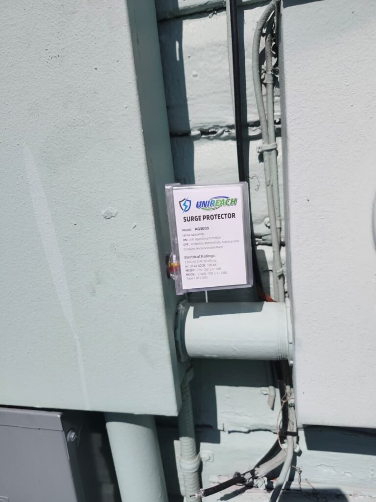 Surge protector at the outdoor unit in Tampa, FL 33605