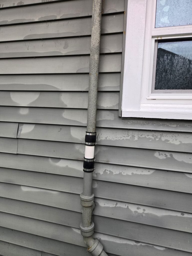 Exterior plumbing vent repair, Tampa, FL 33612