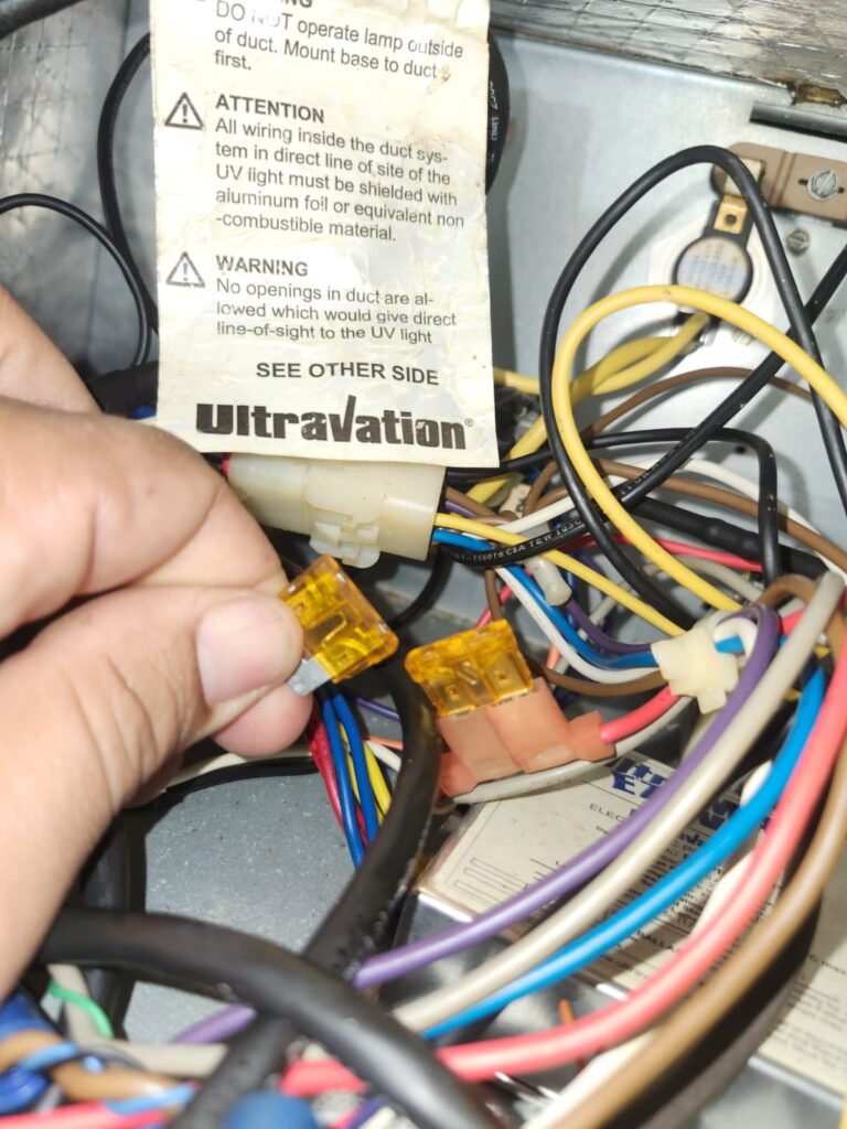 Fuse replacement in HVAC system in Hudson, FL 34667