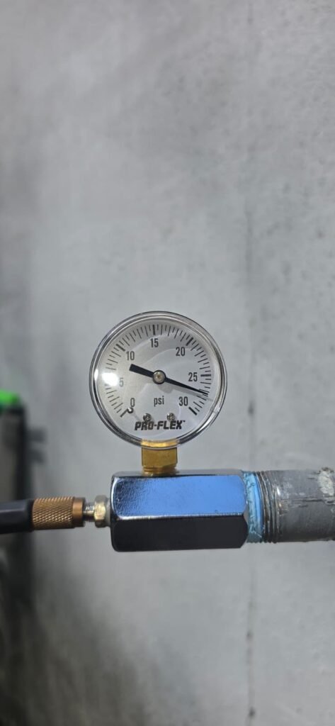 Detailed View of Gas Pressure Gauge in Saint Petersburg, FL 33710 Close-up of gas pressure gauge in Saint Petersburg, FL 33710