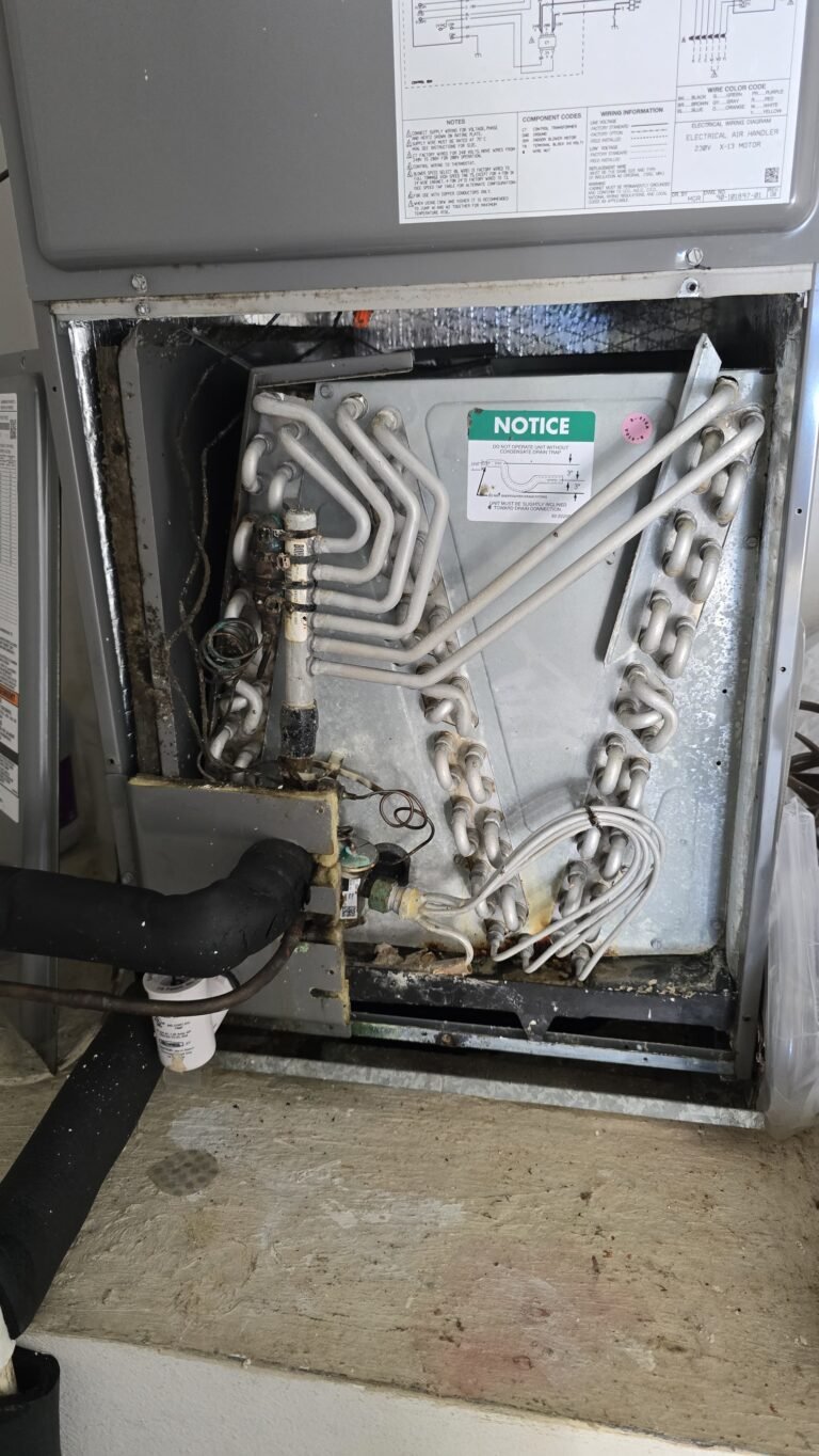 Close-up of HVAC components in Tampa, FL 33610
