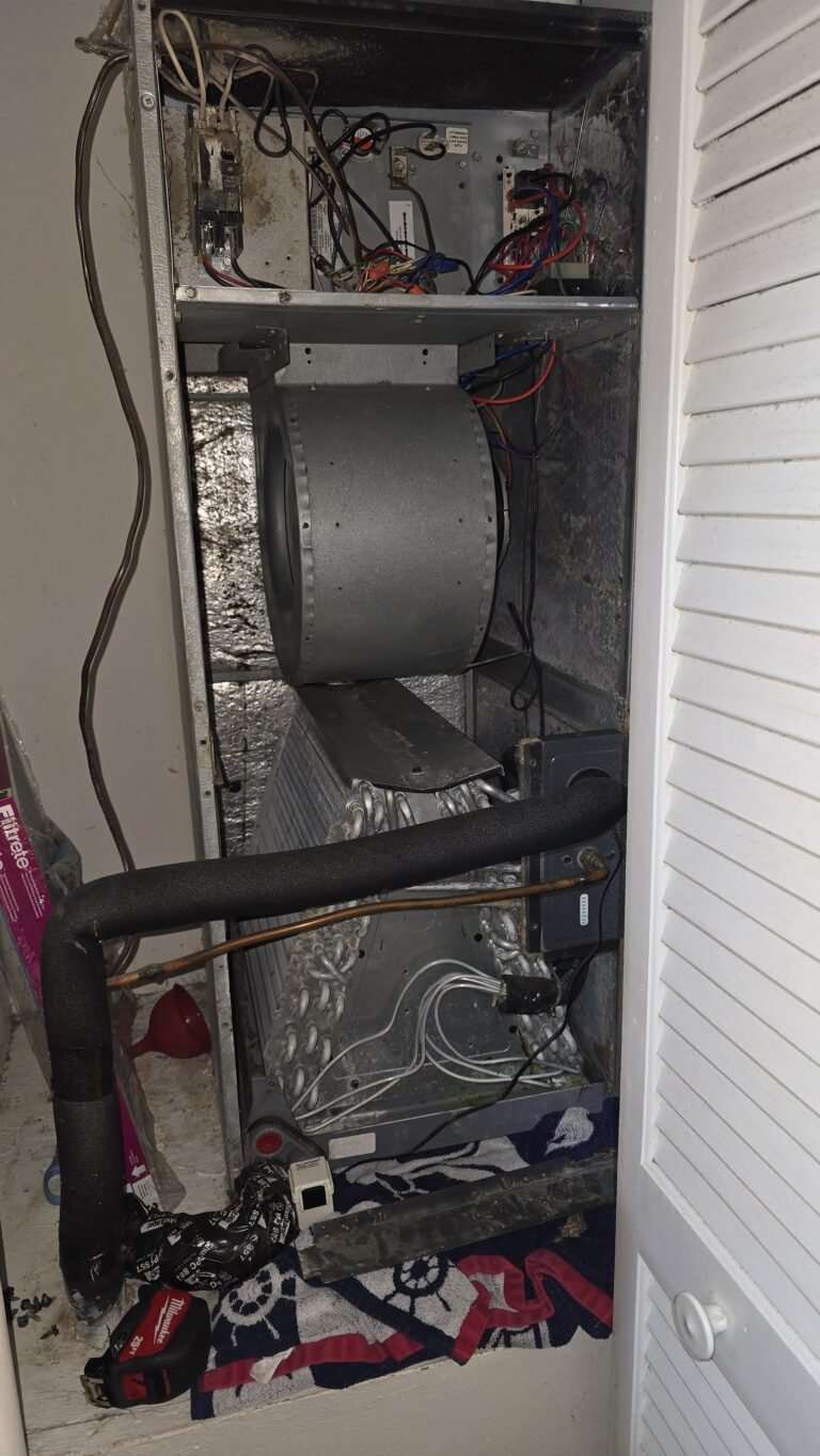 In-progress HVAC assembly in Brandon, FL 33511