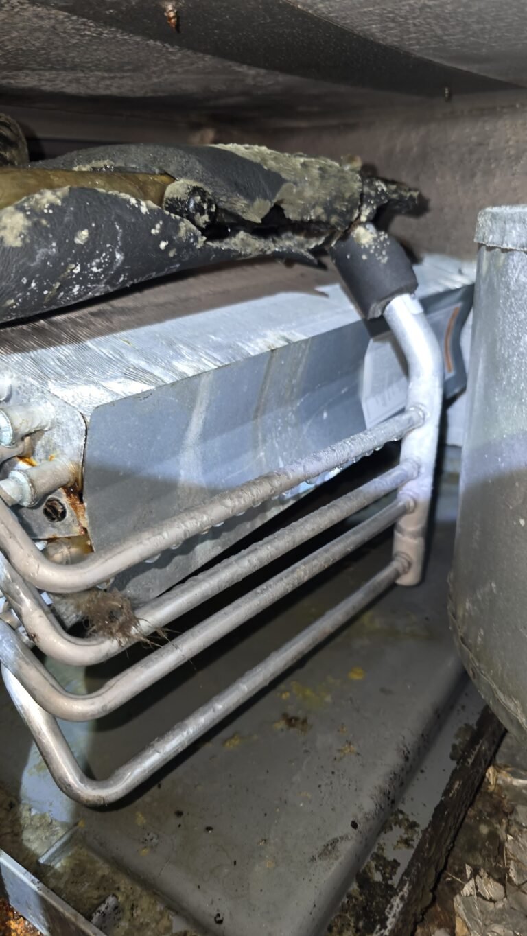 In-progress HVAC component inspection in St. Petersburg, FL 33705