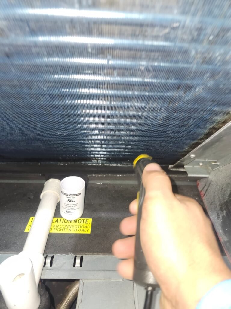 In-progress HVAC Service in Tampa, FL 33604 In-progress HVAC service in Tampa, FL 33604
