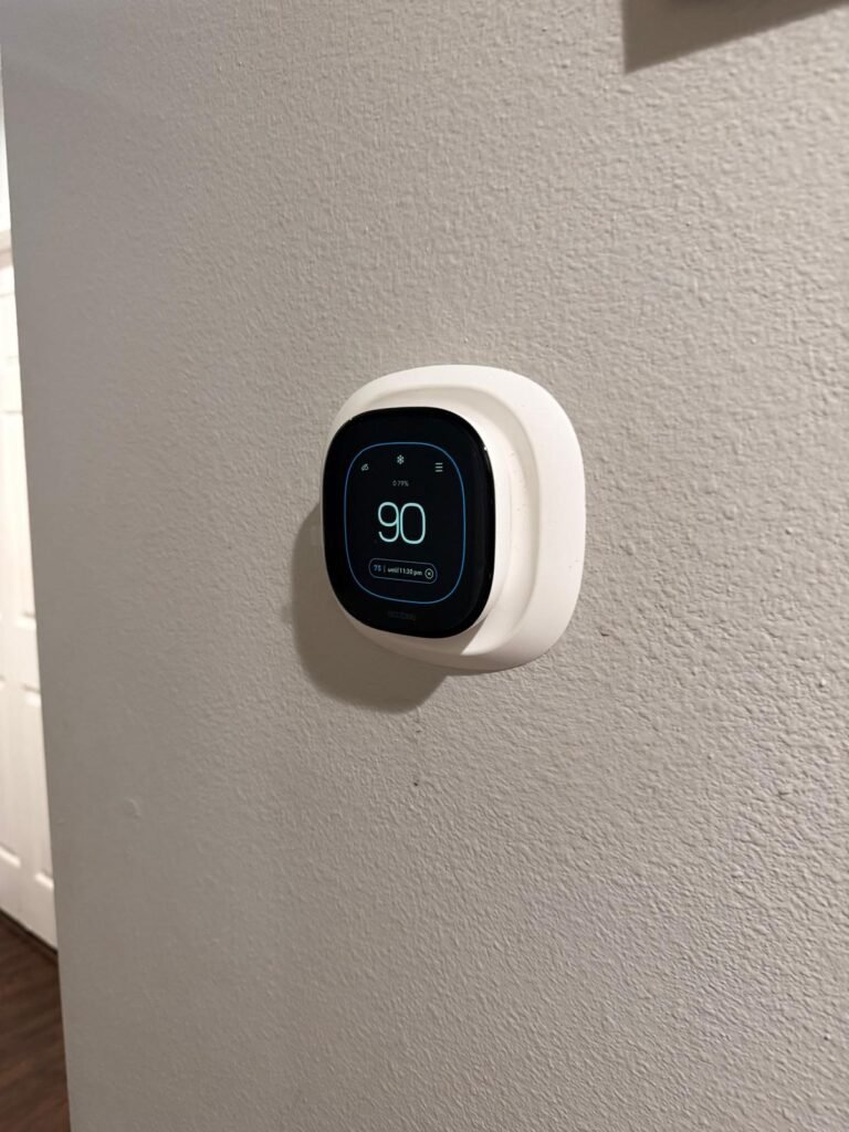 Newly installed Ecobee Smart Thermostat in Ruskin, FL 33573