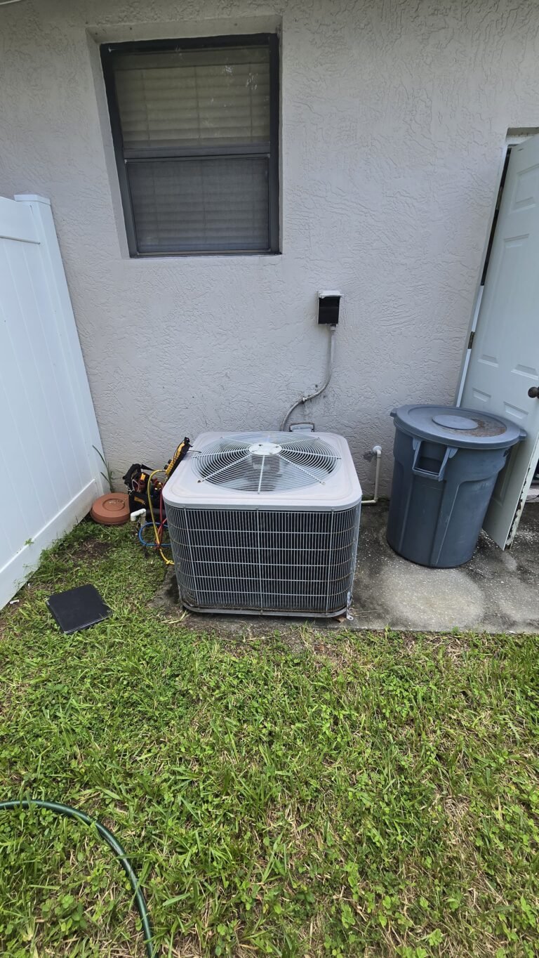 Old HVAC unit before replacement in Pinellas Park, FL 33782