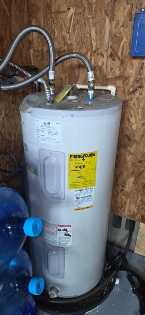 Old water heater before replacement, Tampa, FL 33612