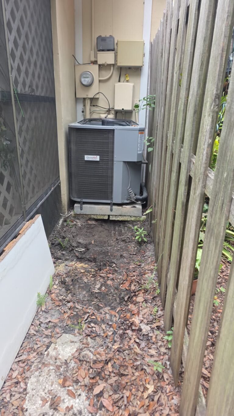 Outdoor Condenser Installation in Lutz, FL 33559 Outdoor condenser unit installation in Lutz, FL 33559
