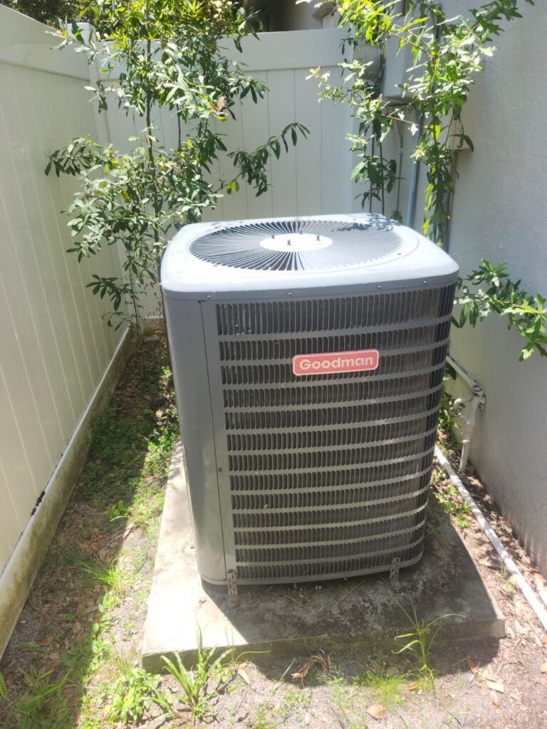 Outdoor HVAC Condenser Unit in Clearwater, FL 33765 Outdoor HVAC condenser unit in Clearwater, FL 33765