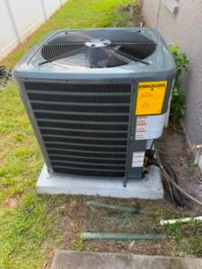 Installed outdoor HVAC unit in Brandon, FL 33511