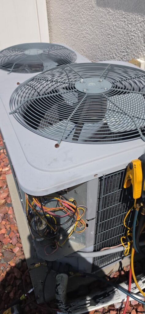 Outdoor HVAC unit with wiring visible, Trinity, FL 34655