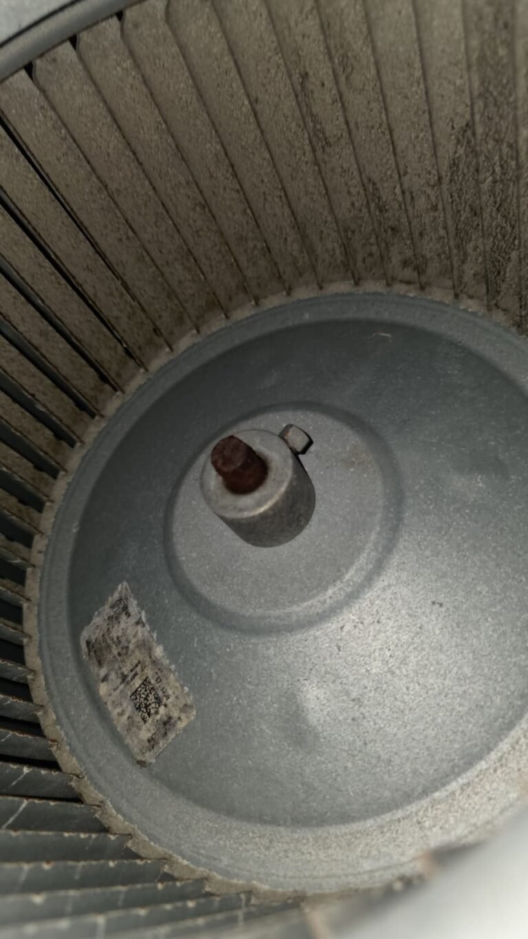 Soiled blower wheel inside HVAC system, Brandon, FL 33511