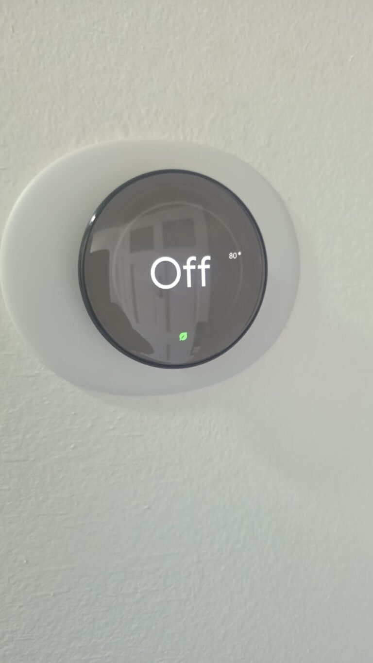 Digital thermostat displaying 'Off', Brandon, FL 33511