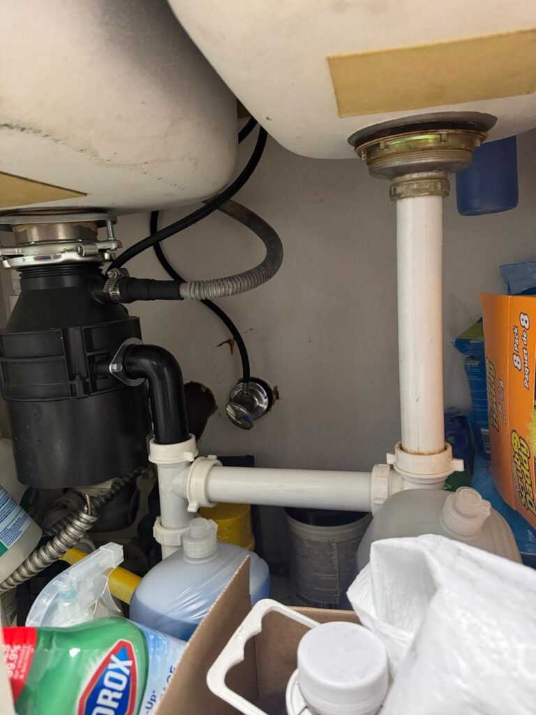 Under-Sink Plumbing with Disposal in Lutz, FL 33559 Under-sink plumbing with garbage disposal in Lutz, FL 33559