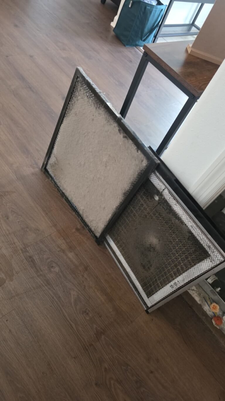 Used Air Filters in Tampa, FL 33611 Used air filters before replacement, Tampa, FL 33611