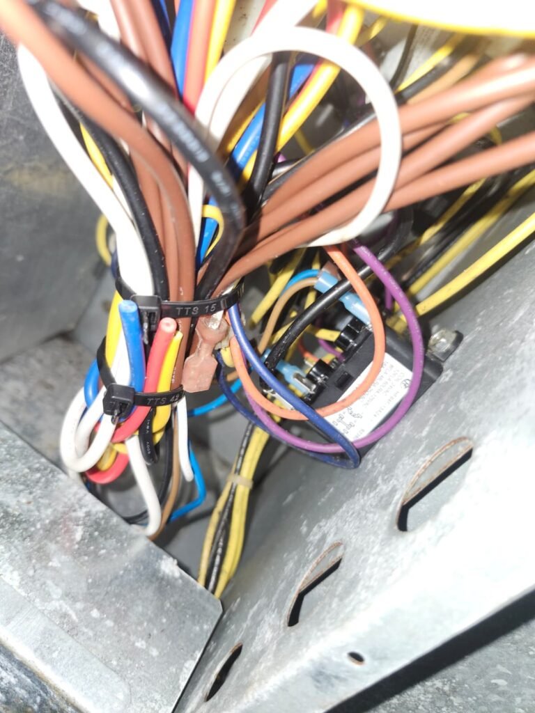 Colorful wiring inside HVAC unit, New Port Richey, FL 34653