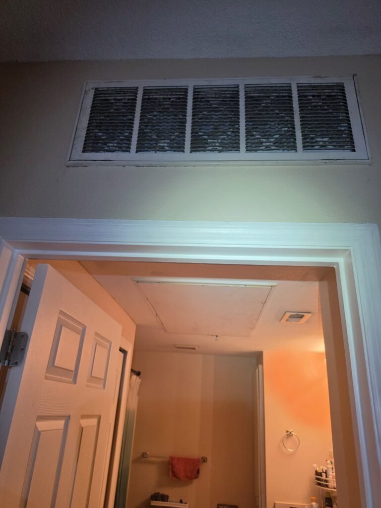 Interior Air Vent in Tampa, FL 33605 Air vent above doorway in Tampa, FL 33605