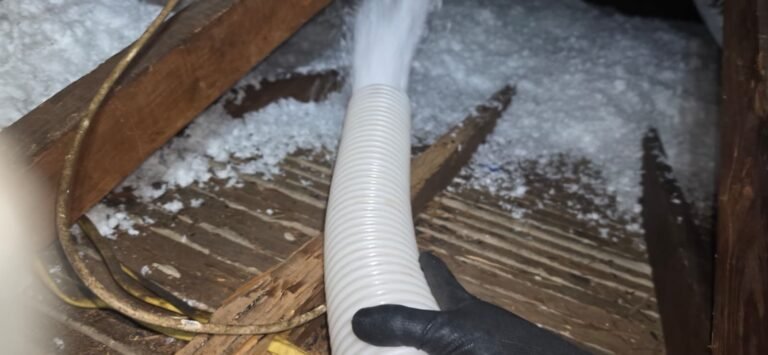 Attic insulation being blown in St. Petersburg, FL 33705
