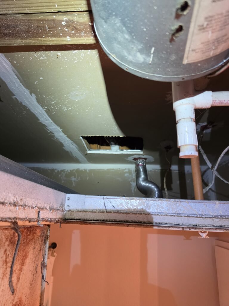 Ceiling Space with HVAC Pipes in Tampa, FL 33605 Ceiling space with HVAC pipes in Tampa, FL 33605