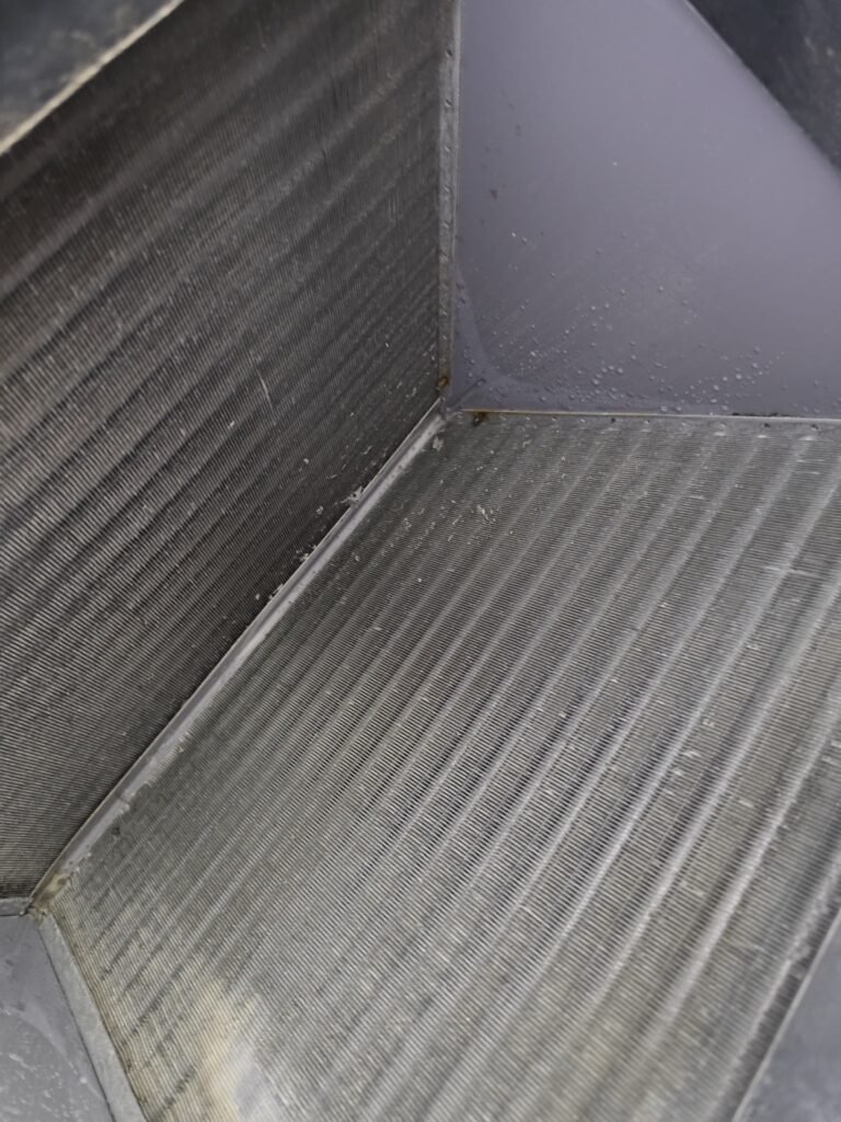 Clean HVAC Fins in Wesley Chapel, FL 33545 Clean HVAC fins inside unit, Wesley Chapel, FL 33545