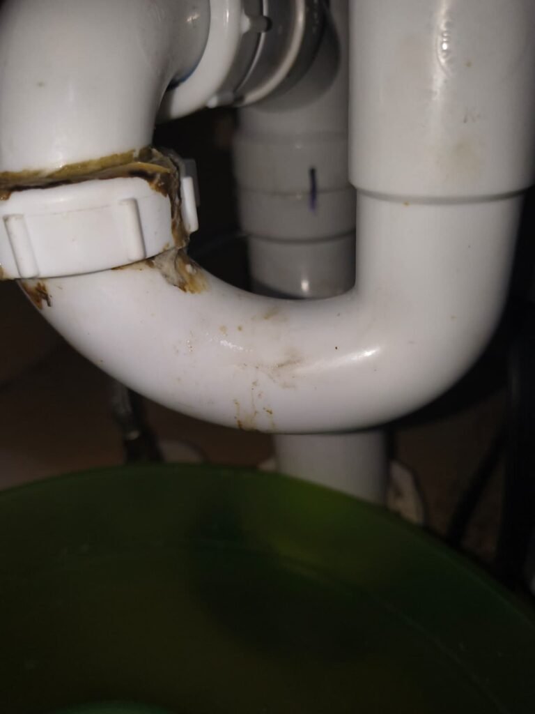 Corroded P-trap under sink in New Port Richey, FL 34653